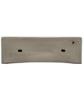 USZWBY Vessel Sinks Bathroom Vessel Sink Square Art Basin gray ceramic underside view with drain holes for installation