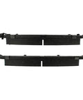 Centric 105.12100 Posi Quiet ceramic brake pads with shims and hardware, pair of black pads