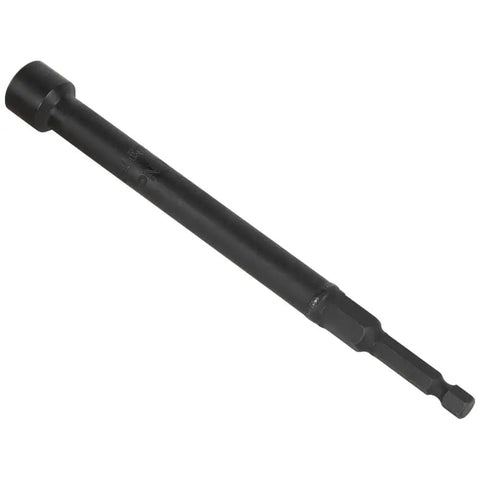 7/16 Inch Beefy Power Nut Driver With 5 Inch Out Of Chuck Hollow Shaft Magnetic Nut Driver For Long Bolts And Studs, Impact Rated