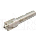 Shars HSS corner-rounding end mill, silver metal, close-up view