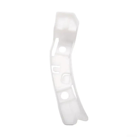 Left Front Bumper Side Retainer Bracket For 2012 Through 2019 Vehicles OEM Part 1607398380 FL Direct Fit ABS Construction For Long Lasting Durability And Precise Alignment Easy Install Restores Front End Structure. white ABS left front bumper retainer bracket, 13.5 x 4 x 4 cm