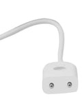 Water Leakage Detector Sensor With 3.5mm Audio Head, Five-Piece Water Level Probes, Dual Metal Poles, Compact Leak Detection System For Tight Corners And Ground Water Monitoring, white ABS probe
