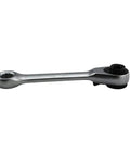 AugustknowU 1/4 Inch Double Ended Ratchet Wrench With 72 Tooth Gear For Ultra Tight Spots, Perfect Mini Hex Key Set Access And Heavy Duty Mechanics Tool Kit In Sleek Silver Finish, silver ratchet wrench
