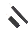 Graphite Carbon Electrode Blocks with Copper Wire Leads for electrolysis and electroplating, high purity 99% carbon, 20x50x50mm.