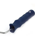 Pro Level 7 Inch Spiked Paint Roller With Slick Non Slip Plastic Handle For Knocking Out Air Bubbles While Stippling Interior Walls And Ceilings Fast Without Dragging Or Skipped Strokes On Your Projects handle close-up view