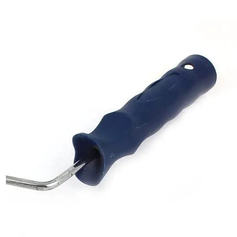 Pro Level 7 Inch Spiked Paint Roller With Slick Non Slip Plastic Handle For Knocking Out Air Bubbles While Stippling Interior Walls And Ceilings Fast Without Dragging Or Skipped Strokes On Your Projects handle close-up view