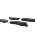 Centric 105.12100 Posi Quiet ceramic brake pads with shims and hardware, four-pack