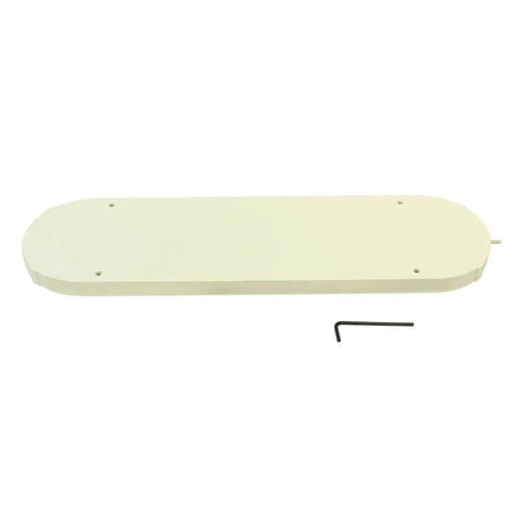 Zero Clearance Table Saw Insert Throat Plate For 18413 Replacement OEM Grade Durable Easy Install Precise Fit, white color