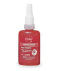 Red High Strength Thread Locker Liquid 250 Milliliter Bottle Keeps Bolts From Loosening On Metal Fasteners Works With Brass Bronze Copper Iron Nickel Monel And Other Alloys