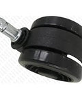 Heavy Duty Office Chair Caster Wheels Set Of 5 Universal Fit For Office And Gaming Chairs Smooth Silent Rolling On Hardwood Tile Carpet Floors With Precision Ball Bearings No Noise Glides Easy On Any Surface Durable Replacement close-up view