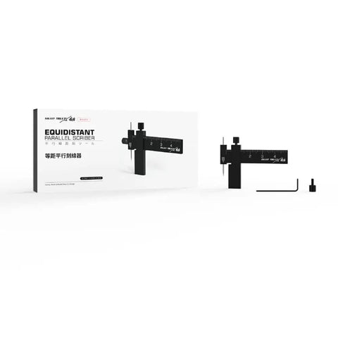 Precision Equidistant Scriber For Figure Kits And Military Miniatures Pro Grade Scale Model Tool With Molybdenum Tungsten Needle Durable Black Scribing Tool For Panel Lines Parallel Lines Hobbyists Technicians And Craftsmen