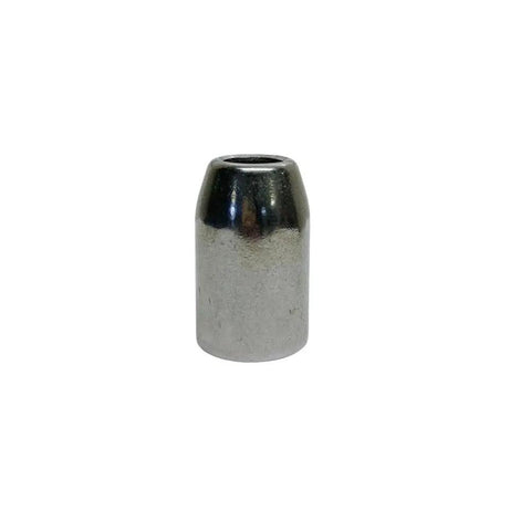 Top Shelf Marine Grade Stainless Steel 316 Flemish Swage Sleeves For Heavy Duty Wire Rope Crimping 4 Piece Kit close-up of a single sleeve