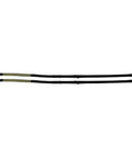 Pro Grade Advantage Side Reins in Havana leather with elastic stainless steel hardware, shown in full length.