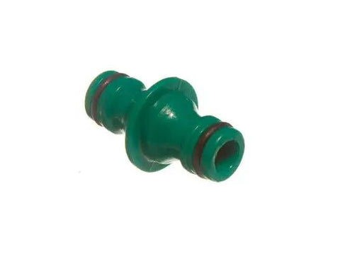 24-Pack Quick Fix Double Male Hose Pipe Fittings Green Plastic 12Mm 1/2-Inch Garden Hose Connector, green plastic double male connector for easy hose connection.