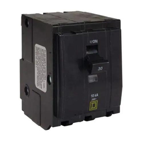QO360 3 Pole 60 Amp 240 Volt Miniature Circuit Breaker With Thermal Magnetic Trip 10kA Interrupt Used Condition Beefy Power Protection