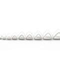 Triangle Silicone Ear Tunnels And Plugs Set Dope Flexible Hollow Gauges For Lobe Stretching Black And White 2 Pairs