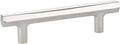 Urban Modern Hexagon Appliance Pull 18 Inch Center To Center In Polished Nickel Finish, Solid Brass Cabinet Hardware