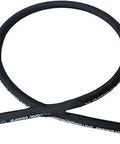 Autovo 3/4-inch hydraulic hose with male NPT fittings at both ends, black, 60 inches long.