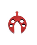 Red RC Helicopter Swashplate Leveler Cross Plate Corrector Tool For 450 500 550 600 700 Series, top view of precise leveling aid.