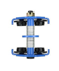 Manual Trolley For I Beam 2200 Lb Capacity, 1 Ton Load, Dual Wheel Heavy Duty Alloy Steel Construction, Adjustable Beam Width 2.5 To 7 Inches