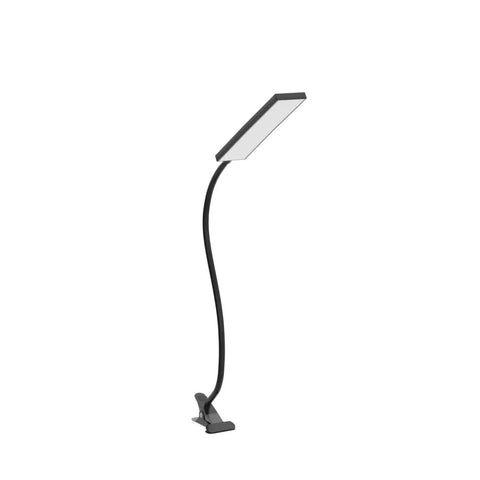 Clip On LED Desk Lamp With Eye Caring Light And Metal Clip 11 Brightness Levels And 3 Color Modes USB Powered 5W Reading Lamp