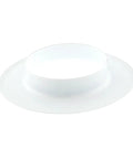 Slick Chrome Plated Steel Fire Sprinkler Escutcheon Flush Skirt Trim Ring for 401 Style Cups, 2 3/16in size.