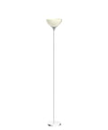 Torchiere Floor Lamp With Remote Control And 4 Color Temperatures, Brushed Nickel Standing Lamp lit in room