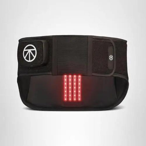 Front view of Four In One Back Wrap with Heat, Far Infrared, Vibration, and LED Therapy for Epic Lower Back Pain Relief at Home