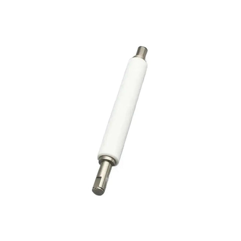 Pro Grade Heavy Duty Platen Roller Replacement For Zebra ZT200 ZT210 ZT220 ZT230 Thermal Printers, white roller with metal ends