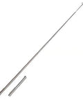 Fish Ball Chain With Retractable Retriever Hook And Storage Case 10 Feet Length Wall Wiring Tool for narrow passages, shown disassembled.