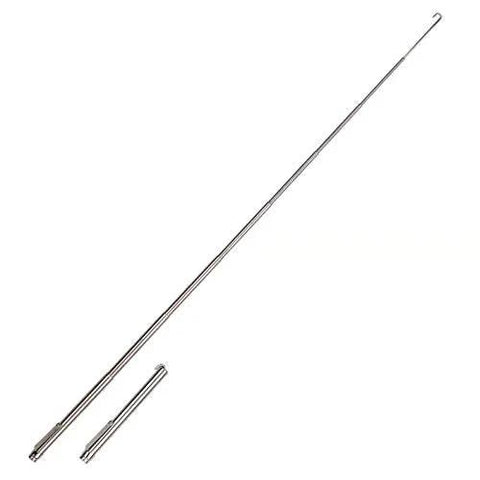 Fish Ball Chain With Retractable Retriever Hook And Storage Case 10 Feet Length Wall Wiring Tool for narrow passages, shown disassembled.