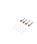High Performance Beefy Brushless Drone Motors 25000KV Pack Of 4 For FPV Quadcopter Upgrade with screws and wires visible