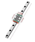 9mm LML9B Miniature Linear Rail With Bearing Steel Rail Block, 150mm length, for precision measurement set.