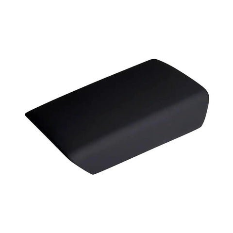 Fresh Ride Console Wrap Fits Tesla Model 3 Y 2017 To 2023 buttery smooth matte black armrest cover top view.