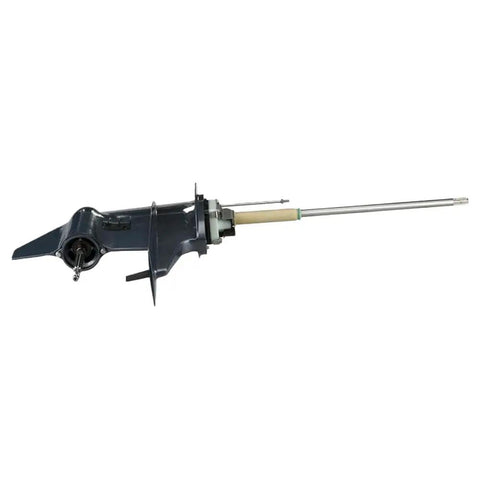 Heavy Duty Long Shaft Lower Unit Assembly Fits 25HP 30HP Two Stroke Outboard Motor Replacement Gearcase 69P45300 side view with hardware