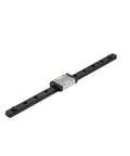 MGN12 400mm Linear Rail Guide With MGN12H Black Stainless Steel Carriage Block for 3D Printers and CNC Machines