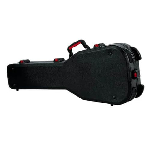 Molded Flight Case For SG Style Double Cutaway Guitars With ATA Roto-Molded Polyethylene Shell TSA Approved Locking Latch side view