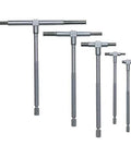 Mitutoyo six-piece 8–150 mm telescoping gauge set; stainless steel with knurled handles