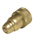 Brass ISO Male To John Deere Cone Quick Disconnect Hydraulic Coupler For Agricultural Hoses Replacement For Pioneer 4065-4.