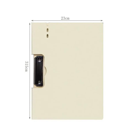 File Folder A4 All In One Multifunctional Clipboard And Storage Organizer For Office Paperwork Contracts And Documents Yellow Clip Keeper For Easy Filing Organizing And Travel, 23x31.5cm