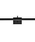24 Inch Integrated LED Bathroom Wall Light With Slim Profile And Up And Down Adjustable Panel Dimmable ELV ETL Certified Black Vanity Fixture