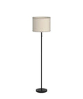 58 Inch Floor Lamp Standing Bright Light With Beige Lampshade And Easy On Off Foot Pedal Simple Pole Style For Living Room Corners Kid Friendly 6Lb Stable Base Great For Bedroom Or Office Decor Bulbs Not Included.