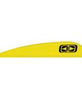 Diamond Vanes Yellow 2.80 Inch 100 Pack Built Tough With Concave Base And Textured Finish For Better Adhesion And Slick Aerodynamics