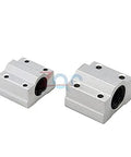 Bombproof 8mm Steel Linear Slide Bearing Bushings with Precision Ball Bearing Sleeve Perfect for CNC Routers and 3D Printers Creating Smooth Motion Essential DIY Assembly Components and Replacement Parts - two sizes shown