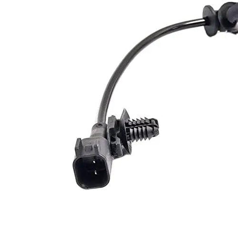Front Abs Wheel Speed Sensor Plugs Right In Direct Fit For Tesla Model 3 And Model Y 2017 Through 2024 Replaces 104476100E, showing connector detail.