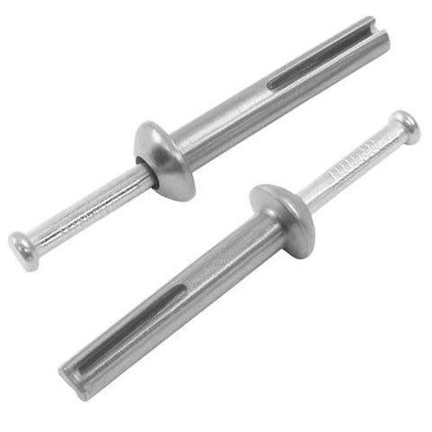 Zinc Alloy Hammer Drive Anchors Quarter Inch By One And A Half Inch Rust Proof Integrated Design For Easy Installation 50 Per Box
