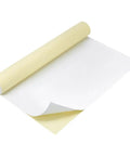 White Self Adhesive Eva Foam Roll 78.7 X 15.7 Inches 1 Mm Thick Craft And Upholstery Padding showing the roll unrolling partially.