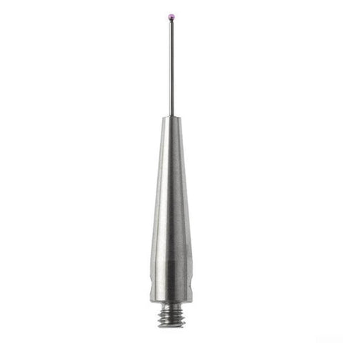 M2-threaded carbide ball stylus for CMM probes, 0.5 mm ball, non-conductive for EDM applications