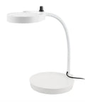 Side view of Portable Desk Magnifier With 38 LED Ring Light For PCB Repair And Microscope Work 5X 10X 15X 20X Flexible Gooseneck Arm