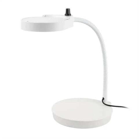 Pro Grade Desktop Magnifier With 38 LED Ring Light And Flexible Gooseneck 5X 10X 15X 20X Zoom Handy Tabletop Inspection Magnifier For PCB Repair